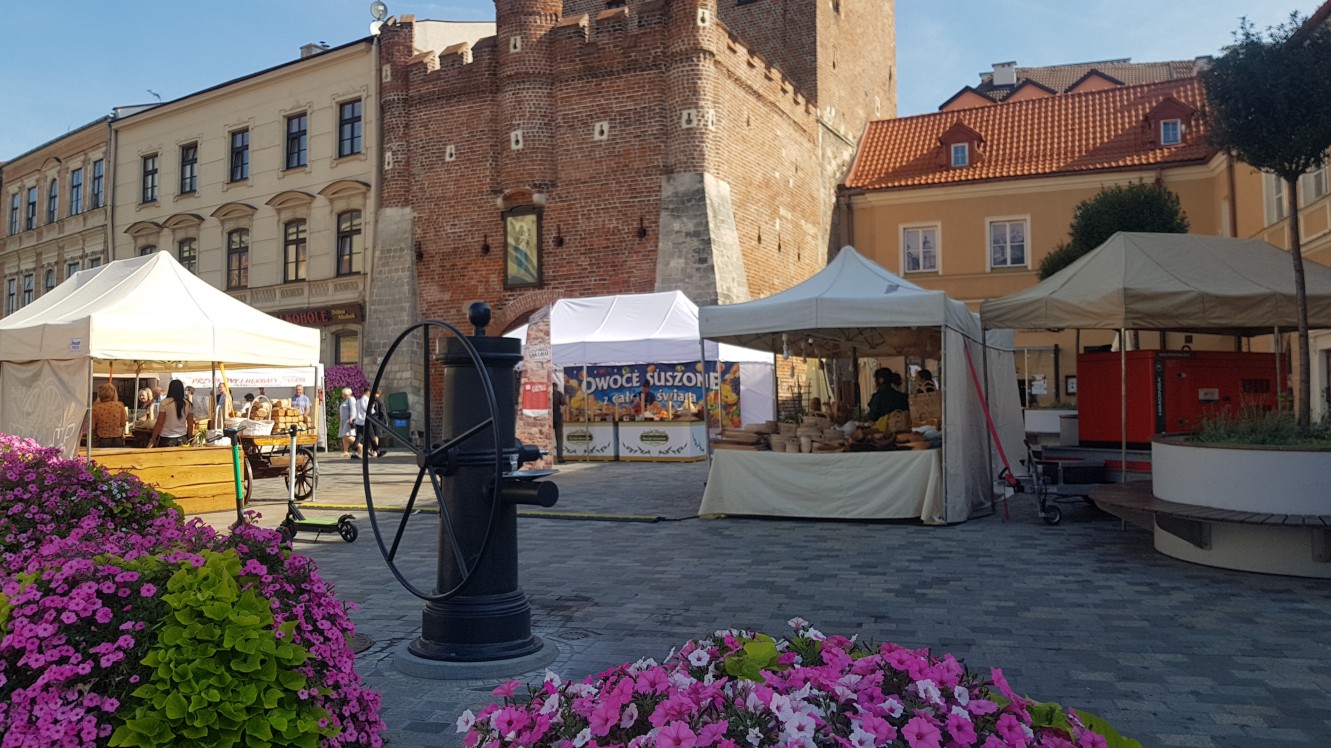 Europejski Festiwal Smaku Lublin przed Brama Krakowska 