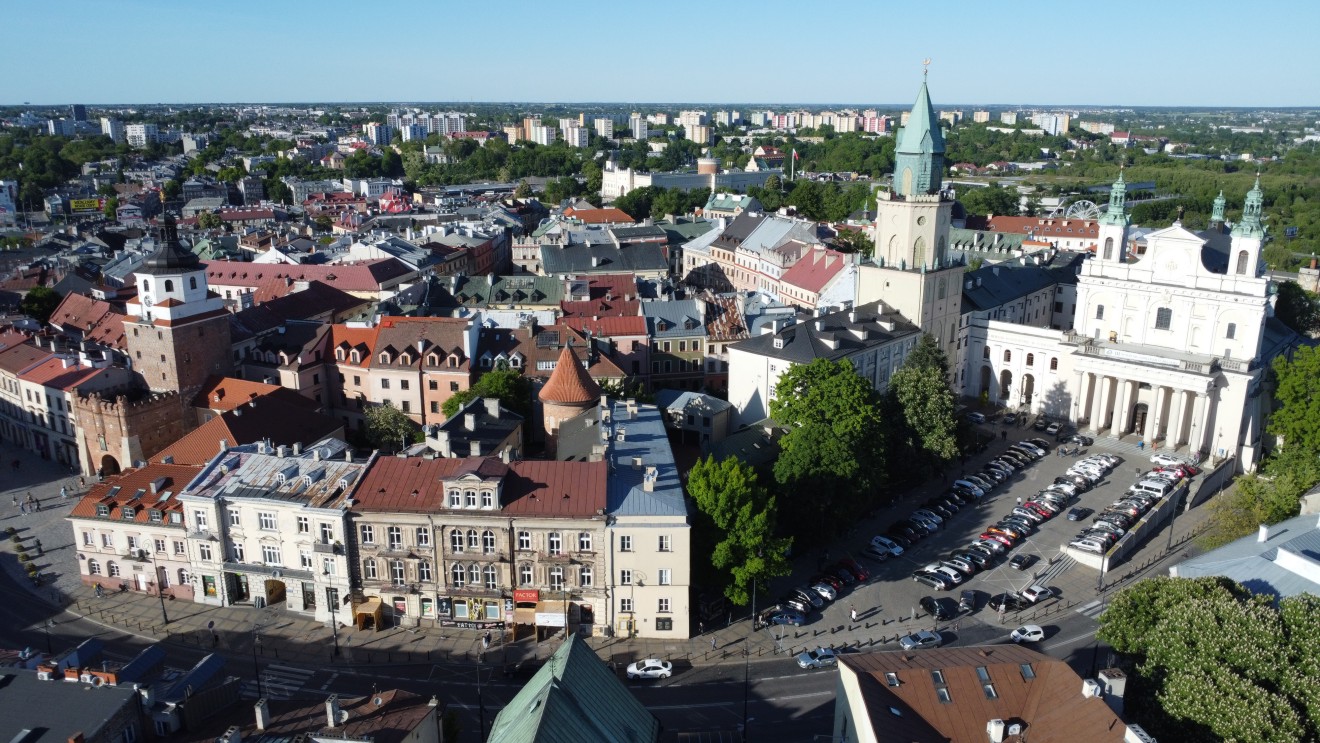 stare miasto lublin widok